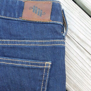 Anthropologie Blue Straight Leg Jeans